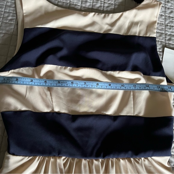 B.Darlin Striped Fit and Flare Dress - Picture 4 of 6